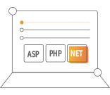 支持ASP、PHP、Asp.Net等多種語(yǔ)言開發(fā)